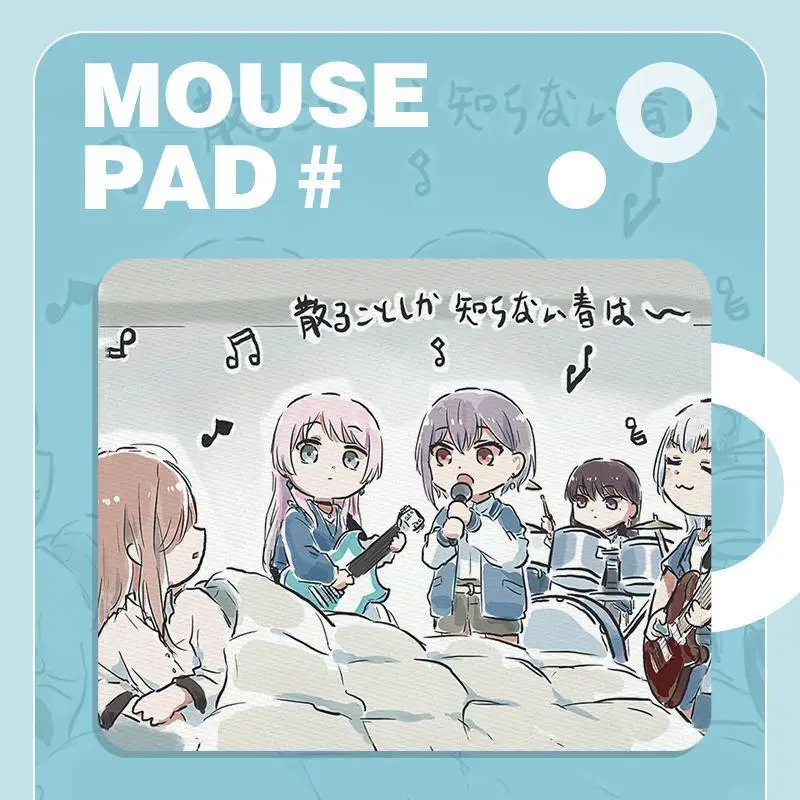 Bang Dream! It's Mygo!!!!! Anime Figure Anon Chihaya Takamatsu Tomori Kawaii Q-Version Pattern Silky Smooth Mouse Pad Decoration