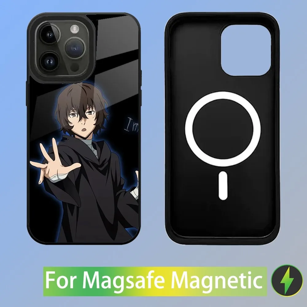 Osamu d-Dazai Phone Case For iPhone 15,14,13,12,11,Plus,Pro,Max Mini Magsafe Magnetic Wireless Charging