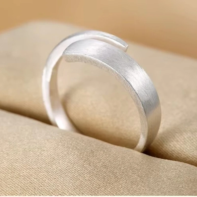 925 Sterling Silver Rings For Women geometry Open Ring Hypoallergenic Sterling Silver Jewelry Gifts For Girls