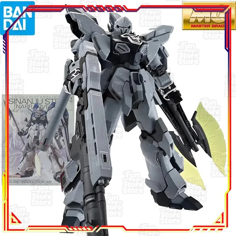 Bandai MG Master Grade Anzhou NT Ver VerKa Anime Model Kit Building Toy Collectible Figure Assembly Set Official Licensed