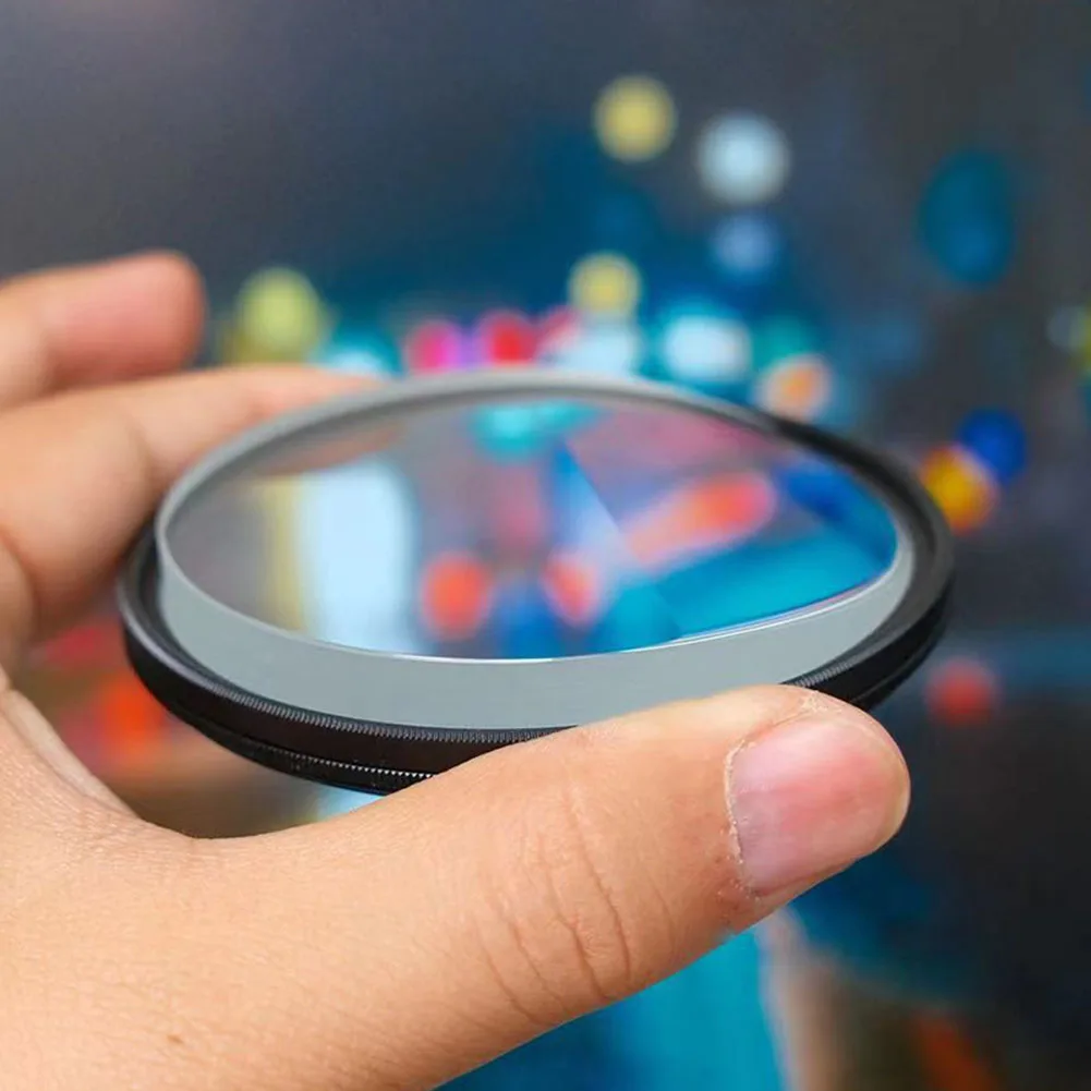 1PCS 유리 특수 효과 필터 82mm 광학 유리 특수 효과 필터 모션 블러 UV 특수 효과 필터 렌즈 액세서리