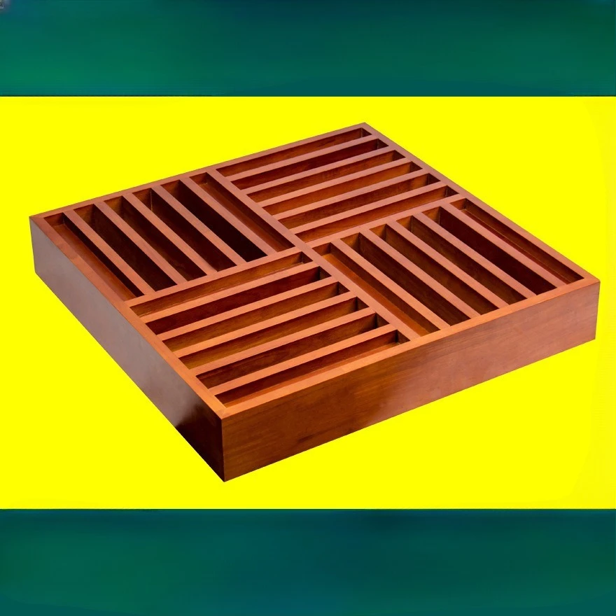 Solid wood diffuser indoor sound-absorbing board sound-absorbing board conference room sound-absorbing sound insulation material