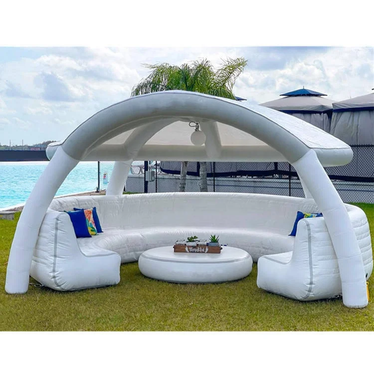 Inflatable Platform Dock Tent Floating Platform Bounce Water bar Bounce Leisure bar Sofa Lounger Floating Bed Pool Yacht