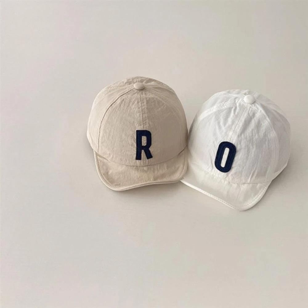 

Летняя бейсболка Ins с надписью, тонкая, дышащая, для детей, быстросохнущая, солнцезащитная кепка для малышей