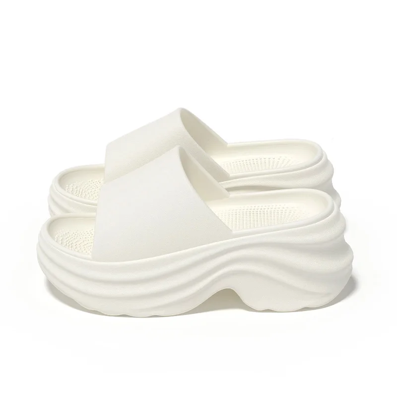 Chunky Plateau-Slipper für Damen – Rutschfeste Indoor- und Outdoor-Sandalen, Strand-Slides aus EVA, rutschfeste offene Sommerschuhe für Zuhause – Detail 8