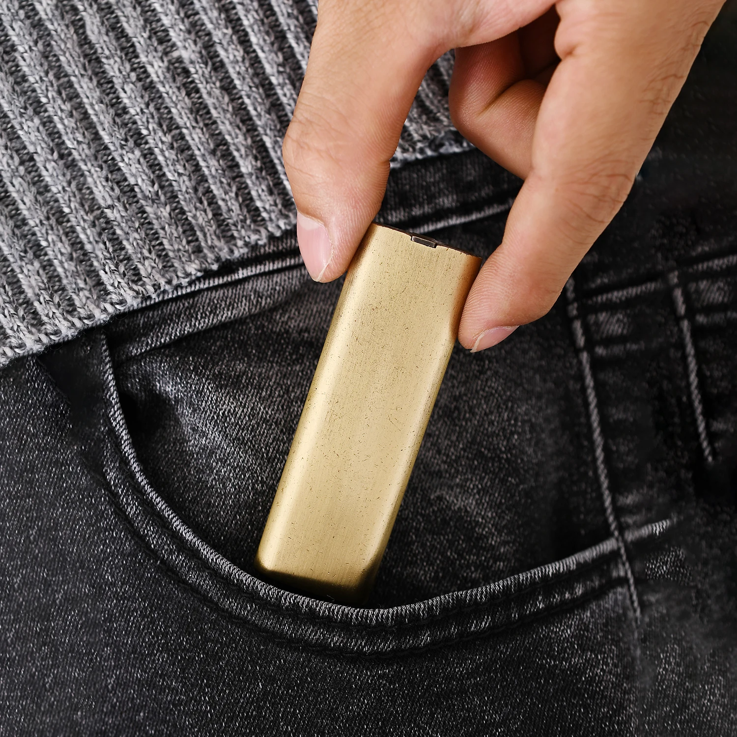 Tragbarer Zahnseidenspender, Metallseide-Aufbewahrungsbox, Zahnseide-Halter für Reisen, Outdoor, 4 Zahnseide – Detail 7