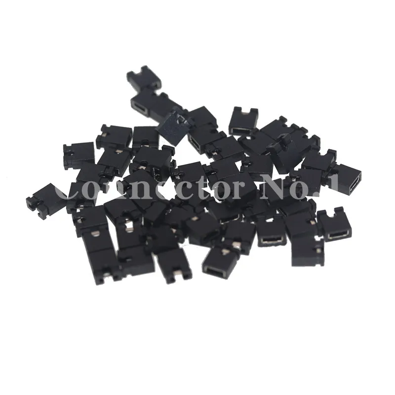 100PCS Pin Header Jumper Blocks Connector 2.54MM For 3 1/2 Hard Disk Drive CD/DVD Drive Motherboard and/or Expansion Card G25