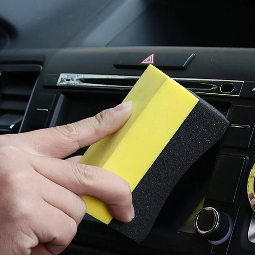 

10pcs Car Wash Sponge Tire Dressing Applicator Soft PE Material No Scratch Detailing Polish Cleaning Scrubber Sponges