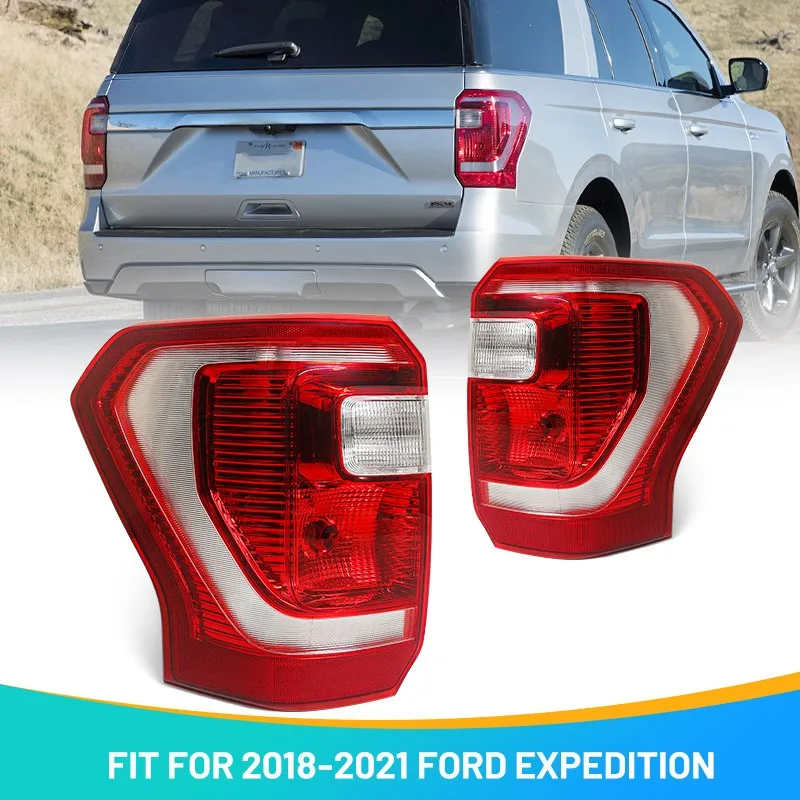 

For Ford Expedition 2018-2021 Rear Halogen Red Tail LightsTaillights Lamps Pair