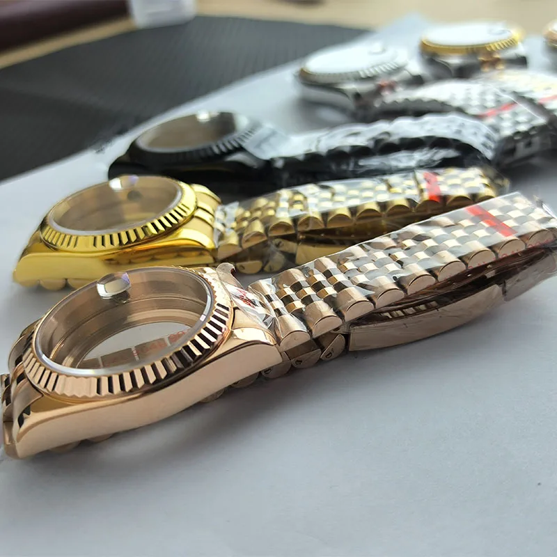 Аксессуары для корпуса NH Watch 35, корпус 36, сапфировое стекло, нержавеющая сталь 904L для механических часов NH 35/36, аксессуары для часов