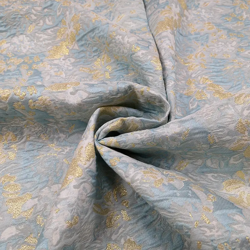 European Brocade Jacquard Fabric Spring Autumn Sold By Meter DIY Cloth for Dress Trench Coat Handmade Bag Sewing Material