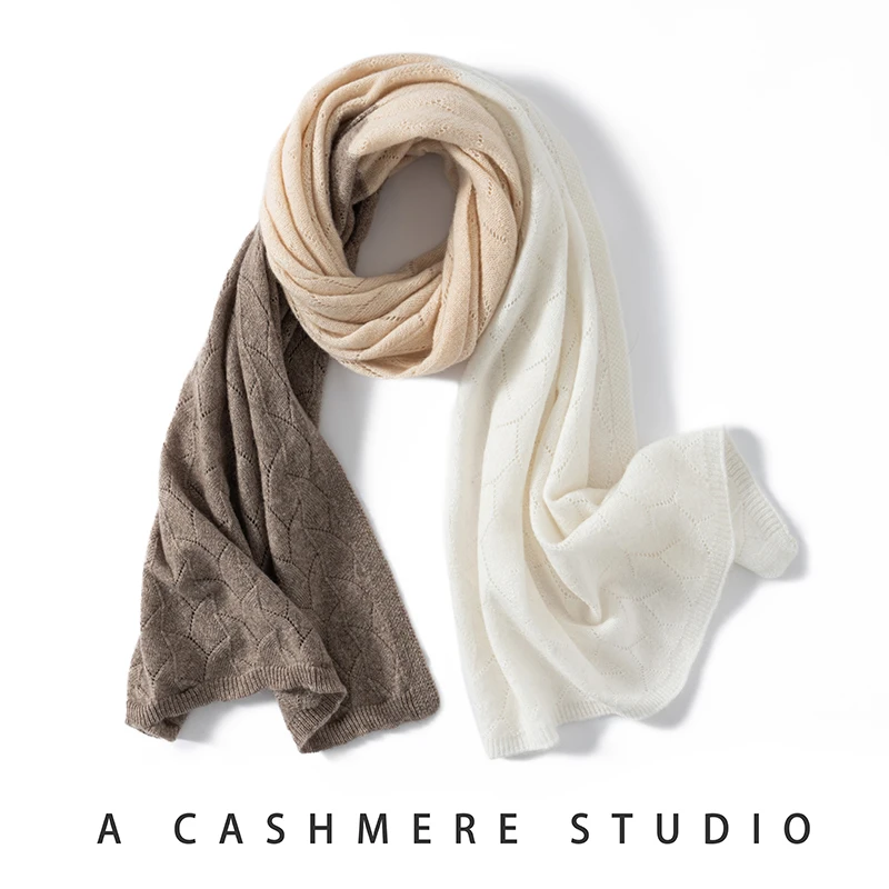 جودة عالية 100% الكشمير وشاح المرأة الشتاء الدفء شال محبوك أزياء من الدانتل يصل اللون منعت وشاح، لينة ومريحة