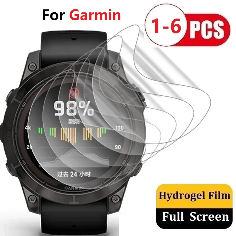 

Hydrogel Watch Film For Garmin Fenix 7 7x 7s 6 6s 6x Pro 5 5s 5x Plus Screen Protector Protective Soft Watch Screen Film Foil