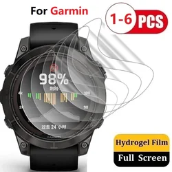 Hydrogel Watch Film For Garmin Fenix 7 7x 7s 6 6s 6x Pro 5 5s 5x Plus Screen Protector Protective Soft Watch Screen Film Foil