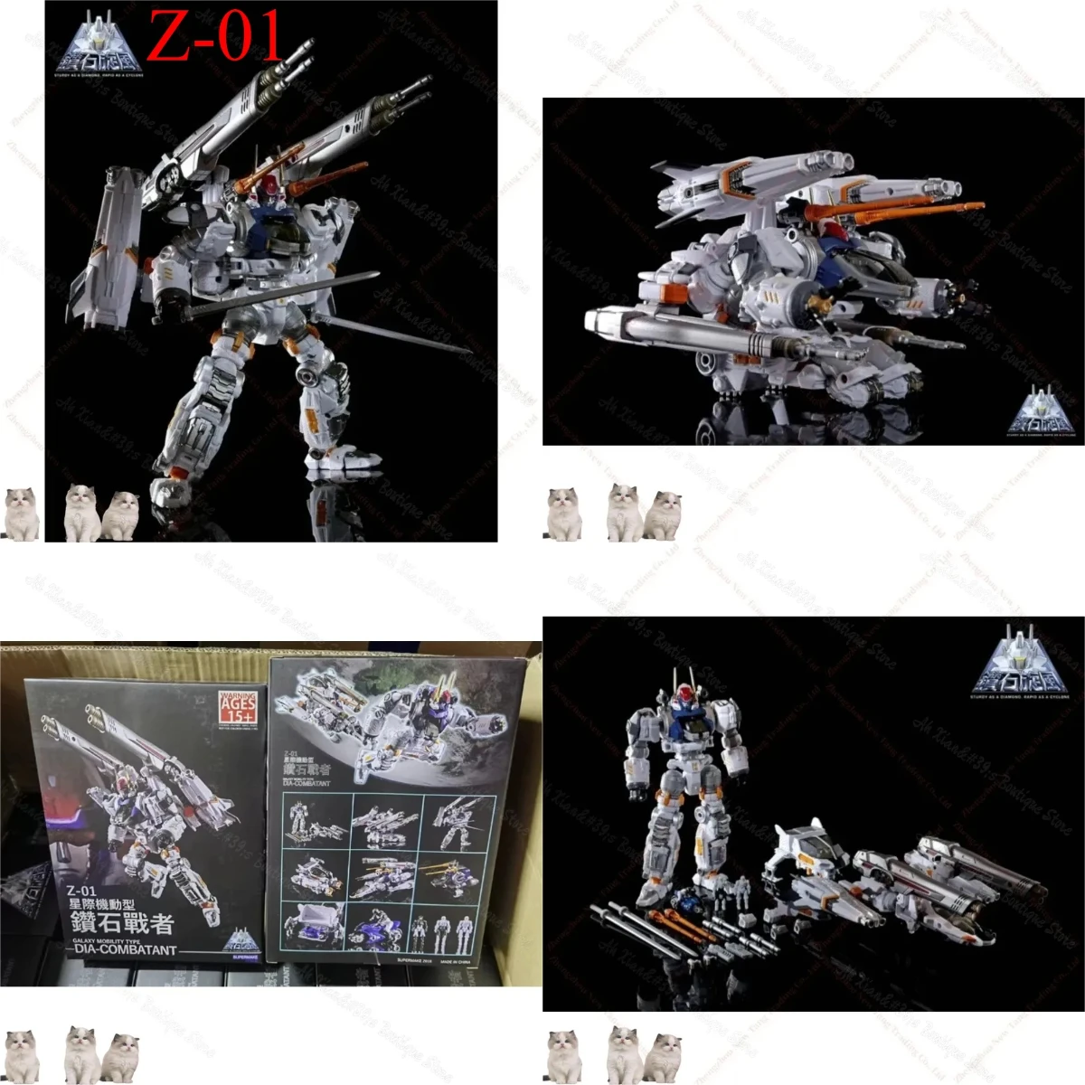 

24-часовая доставка Трансформированные игрушки Z-01 Z01 KO Diaclone DA-06 Da06 Galaxy Mobility Type Dia-combatant Фигурки Игрушки