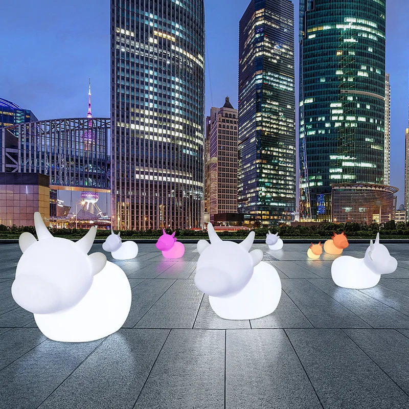 

Large Animal Shape LED Landscape Light, Garden Lawn Decorative Statue Lamp for Villa Outdoor Patio Yard
