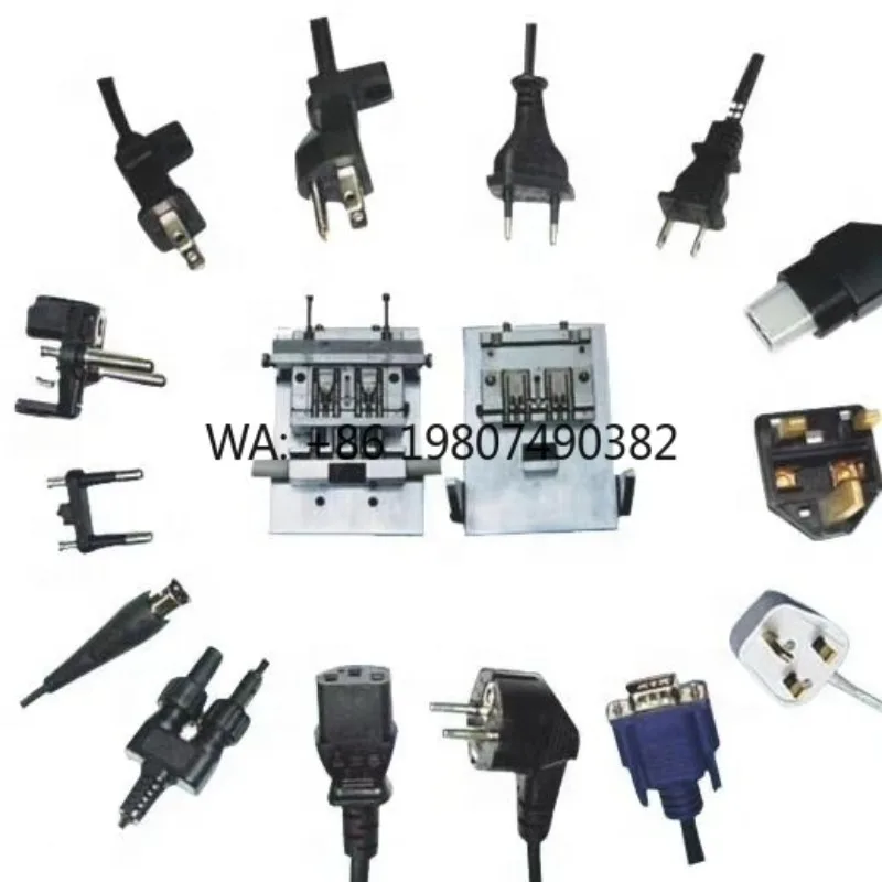 

High Precision USB Cable Mould Micro Data Cable Custom Design Industrial Tooling Plastic Processing Machine
