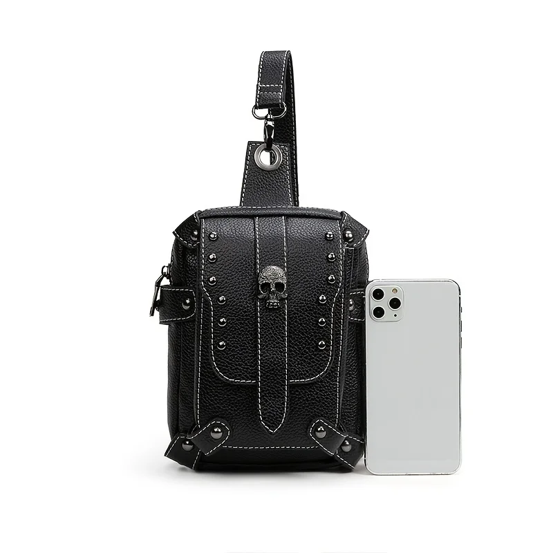 Nowa torebka dla kobiet w Europie, Ameryce, handlu zagranicznym, steam punk, jeden torba na ramię crossbody dla kobiet w motocyklach, mobilny