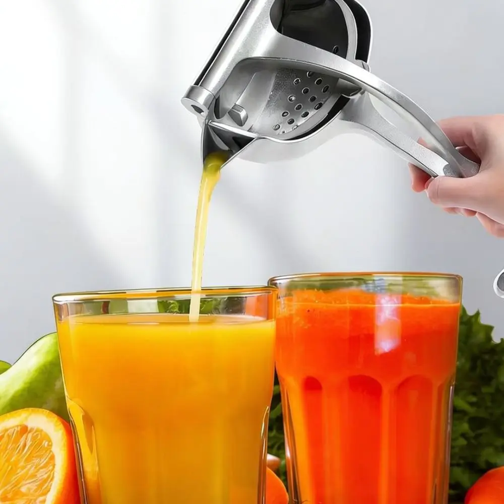 Heavy Duty Manual Juicer Aluminum Alloy Hand Lemon Squeezer Portable Orange Citrus Press Kitchen Tool For Fresh Juice