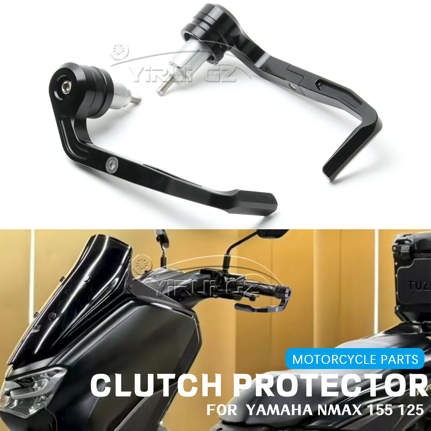 

For YAMAHA NMAX 155 NMAX125 Brake Lever Guard CNC Aluminium 7/8"Handlebar Protectors Universal handlebar protection 125 155NMAX