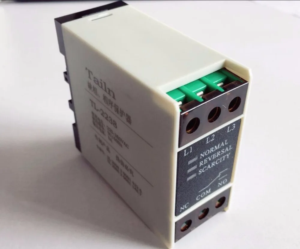 TL-2238 3 Phase 220V~440V 50Hz/60Hz Phase Failure Loss Sequence Relay Electronic Protection