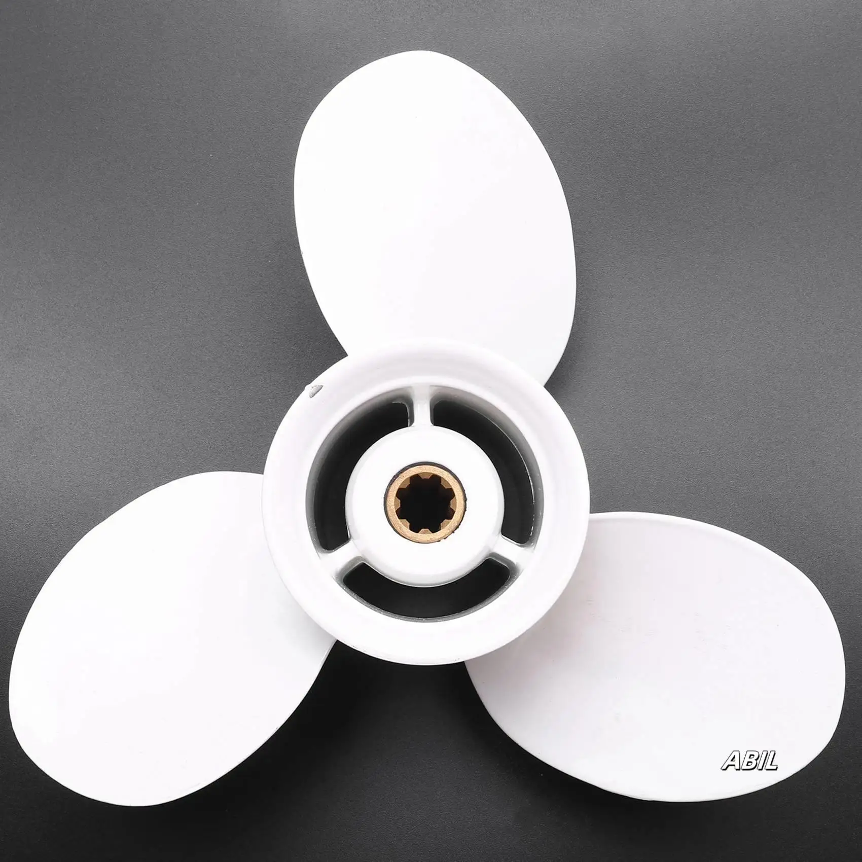 

3X Ship Engine Outboard Propeller 3-Bladed Rotary Paddle 683-45941-00-El 9 1/4 X 12 For Yamaha Diameter 235Mm White 3