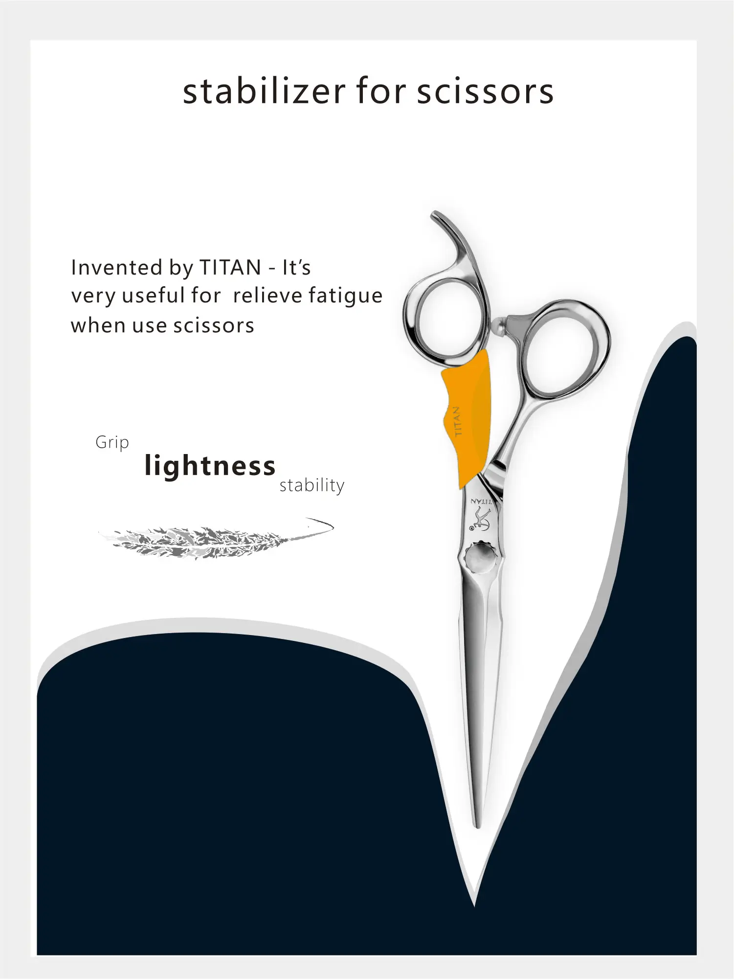 TITAN Professionelle Friseurscheren Set mit 5,5/6,0/6,5/7,0 Zoll Schneidescheren und Effilierscheren aus Japanischem 440C Stahl – Detail 7
