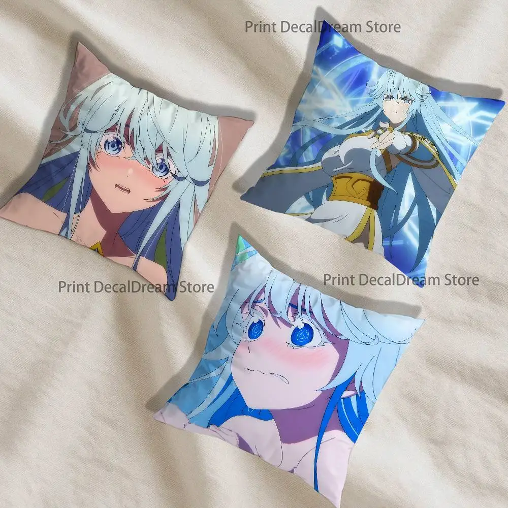 S-Serfort Elfaria Albis Pillow Case For Sofa Decor Car Office Room Printing Cushion Cover Decorations and Protector