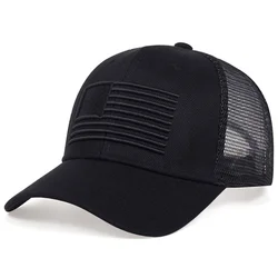 Fashion Hip Hop Baseball Cap Men Women Tactical Military Dad Hat American Flag Wild Hats Summer Breathable Mesh Caps Sport Hats