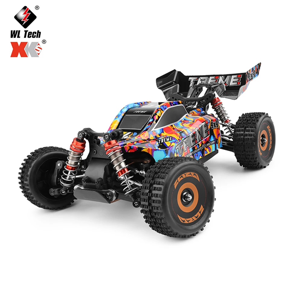 WLtoys184016 RC Car 75KM/H 2.4G Bezszczotkowy elektryczny pojazd o dużej prędkości184011 Zdalnie sterowany samochód wyścigowy 4WD 1/18