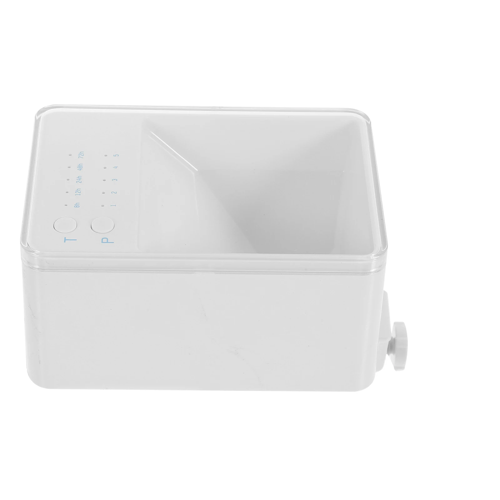 

Automatic Fish Feeder Tank Feeding Container Timer Pet Care LED Indicator Low Warning Long Standby Silent