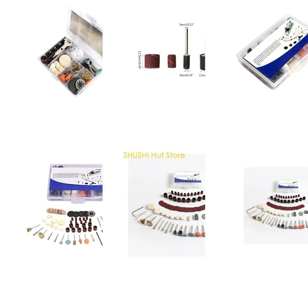 

92pcs/set Rotary Tool Accessories Fit for Drill Carving Polishing Grinding Metal Engraving Accessory D57B