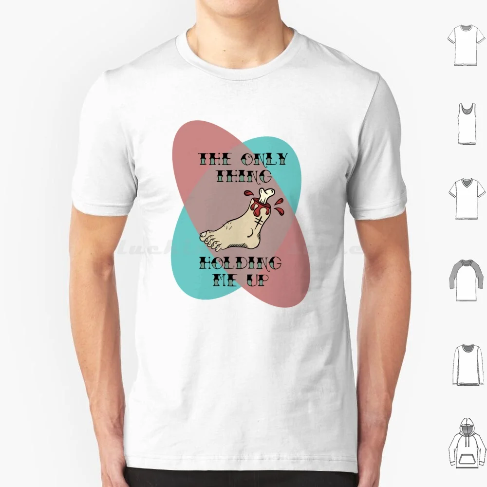 T-shirt Leper moderne grande taille 100% coton, membres coupés, sang coupé, une seule chose, une seule chose, tenant-moi vers le haut