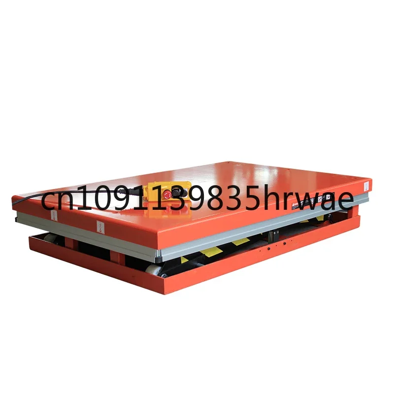 High-Capacity Material Transport System Featuring Powerful Scissor Lift Technology