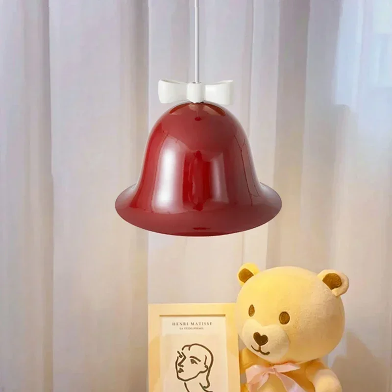 Modern Decor LED Chandeliers Wind Chime Creative Pendant  For/Indoor Children Room Lamps Bedside Background Decorative Lighting
