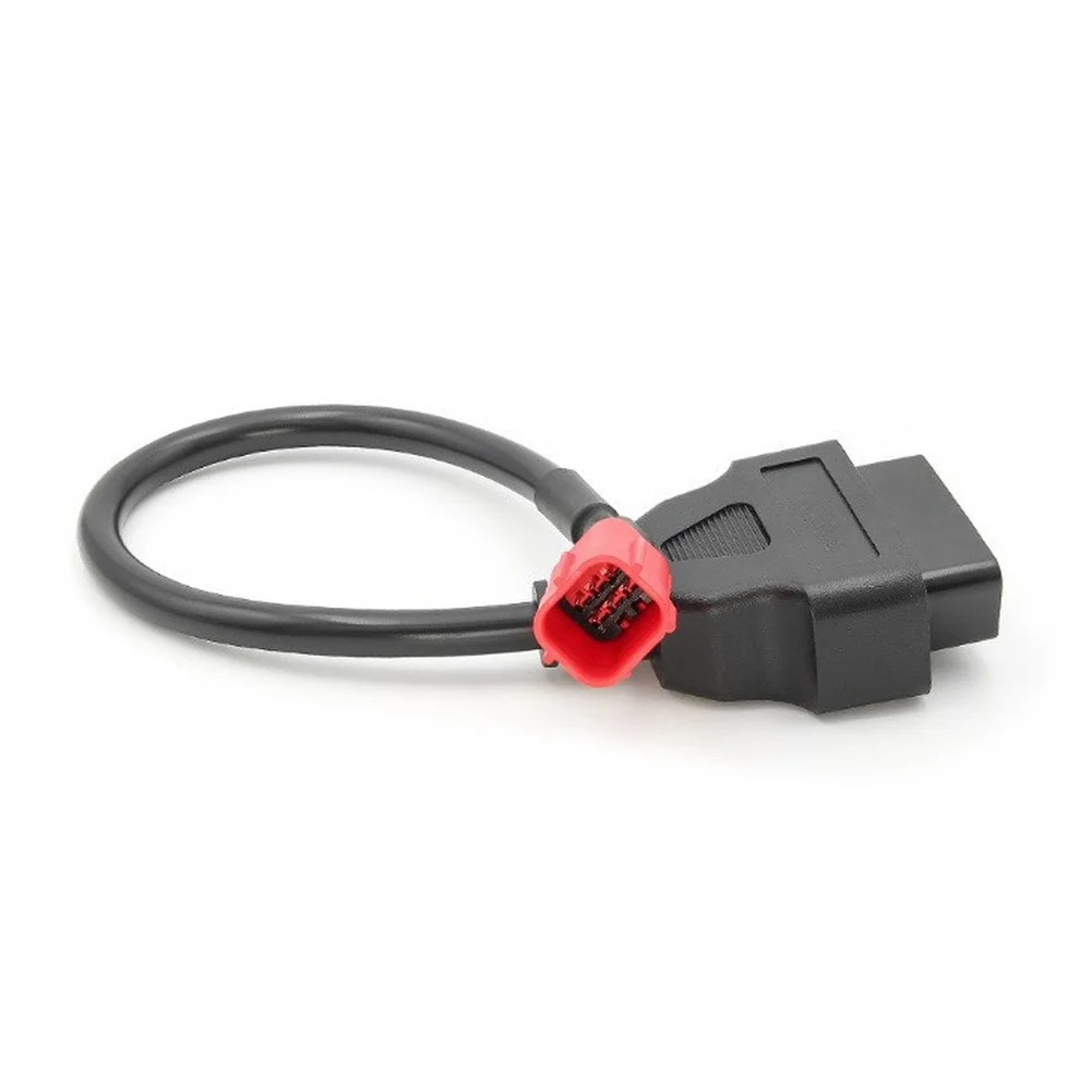 6 Pin to 16 Pin For OBD2 Adapter Cable Designed for For honda Motorcycle Diagnostic Port Compatibility and Data Communication