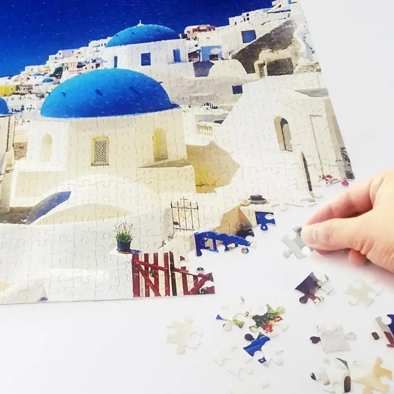 F62d 1000pieces/set DIY 퍼즐 세트 1000pcs 퍼즐 방 장식 가족 게임 뇌 개발 유화 놀이 톱 직소