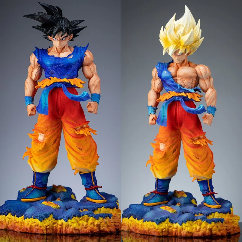 

Новая аниме-фигурка Dragon Ball Goku, серия Super Saiyan, 35 см, фигурка Сон Гоку, экшн-модель, коллекция из ПВХ, орнамент, подарок на день рождения