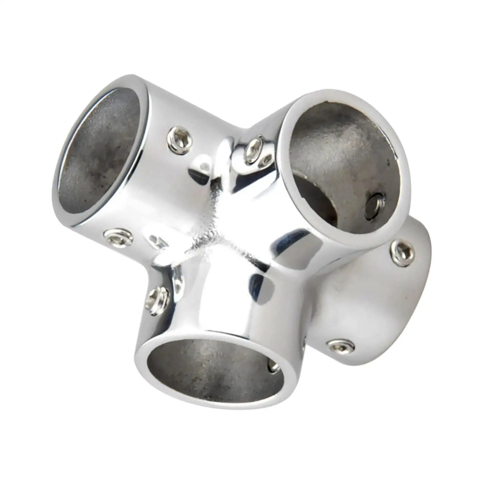 

Угловой соединитель 4-в-1 для труб 25 мм / 1 дюйм, прочный морской тройник для замены поручней яхт