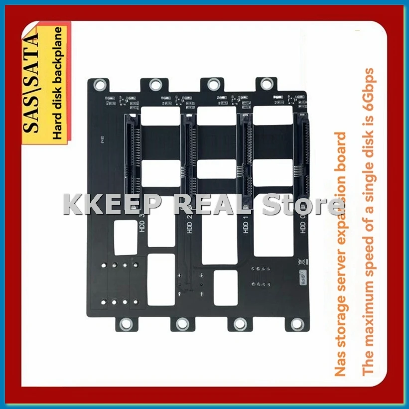 

Объединительная плата SAS/жесткого диска для сервера хранения Nas, 6 Гбит/с, SFF8643, адаптер SSD с 4 отсеками для жесткого диска, большой источник питания 4D-A79U