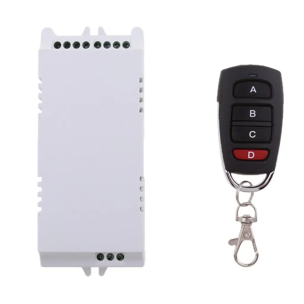 Learning Multifunction Wireless Relay Switch Compact Remote Control System for Electric Doors Windows Gates