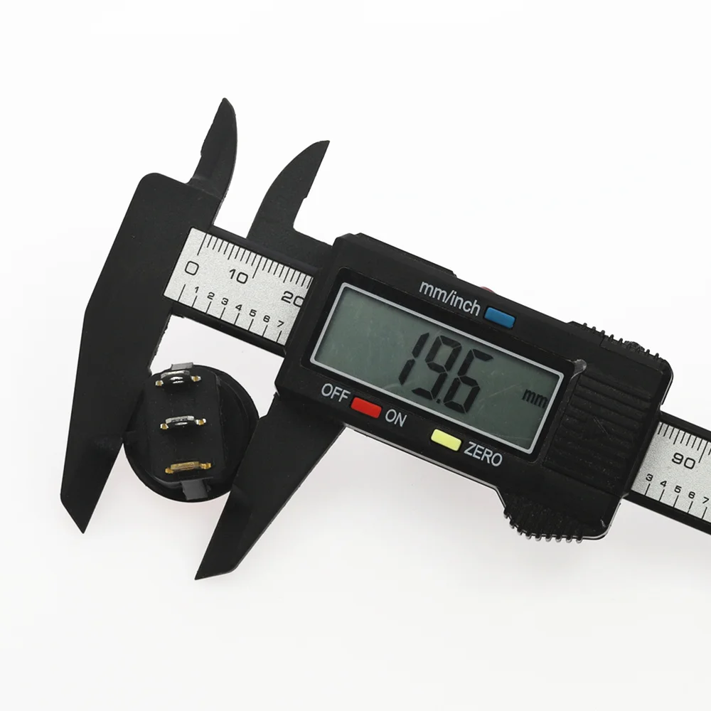 

100 шт., 12 В, светодиодный кулисный переключатель с подсветкой, 20 А, 12 В, кнопочный переключатель, автомобильные кнопки, круглый кулисный переключатель ВКЛ/ВЫКЛ