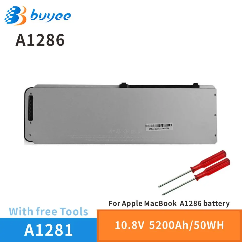 A1281 Battery For Apple Macbook Pro 15'' A1286(2008-2009 YEAR Aluminum Unibody Version) Fit MB772/A MB772J/A MB772LL/A 6 Cells