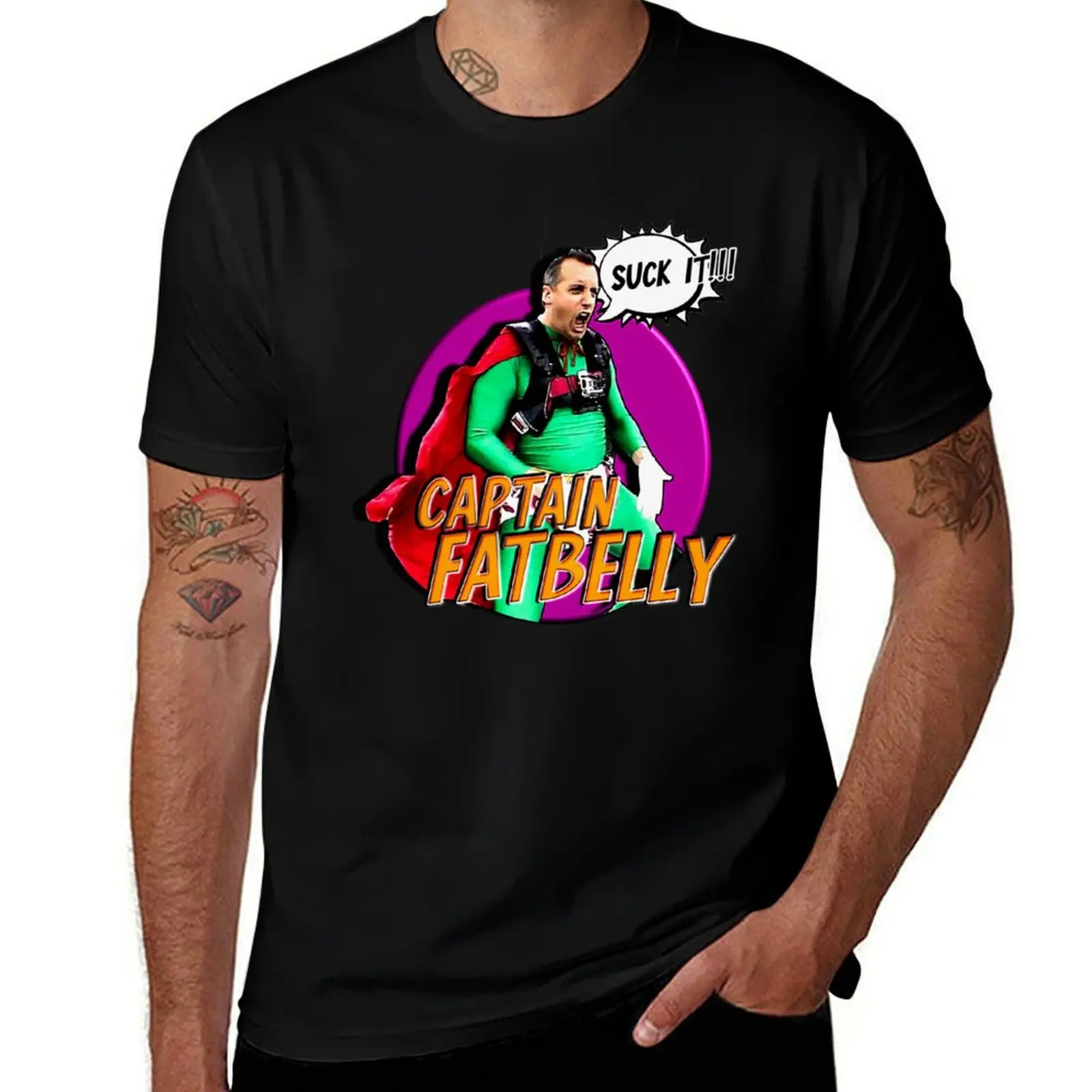 Impractical Jokers - Captain Fatbelly - Joe Gatto T-Shirt anime stuff oversized graphic tee t shirts for men pack