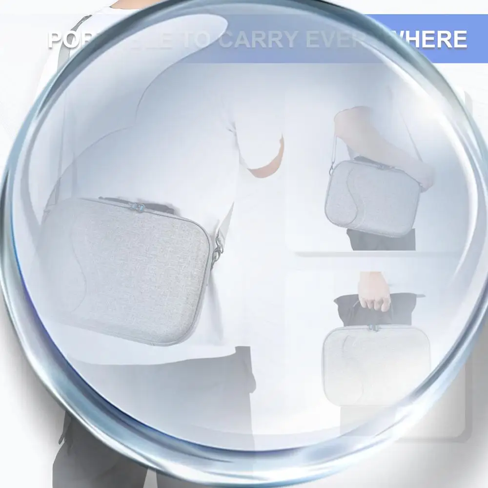 

Hard Carrying Case for Meta Quest 3 VR Glasses Plush lining Protecter Bag Portable Storage Bag for VR Gaming Headset Accessories