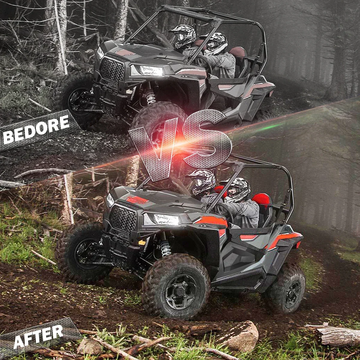 UTV Lower Doors Panel Inserts #2879942 Compatible with RZR XP 1000/ S 900/ Turbo S /XP 4 1000/ XP 4 Turbo 2014-2023 #2879509