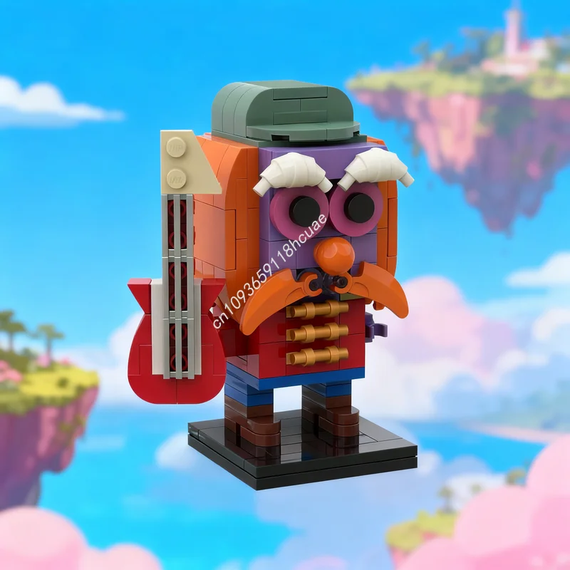 ตัวต่อ MOC Brickheadz ฟลอยด์ เพปเปอร์ มัปเพ็ตส์ อิเล็คทริค เมย์เฮม 179 ชิ้น ของเล่นตัวต่อ ของขวัญคริสต์มาส ของเล่นเสริมสร้างทักษะ