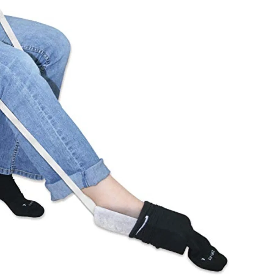 

Устройство помощника для реабилитации ible Sock, 9 x 7 дюймов, с 26-дюймовыми лямками. Махровая ткань для экстерьера с нейлоном E