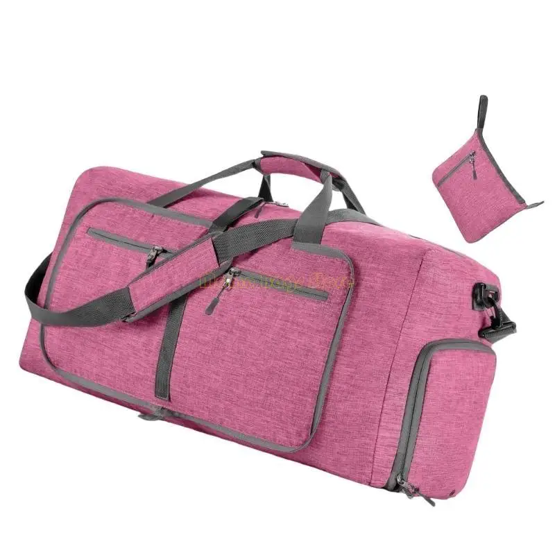 

X90D Women's Travel Shoulder Bag Foldable Sports Bags Gym Handbag with Ample Space