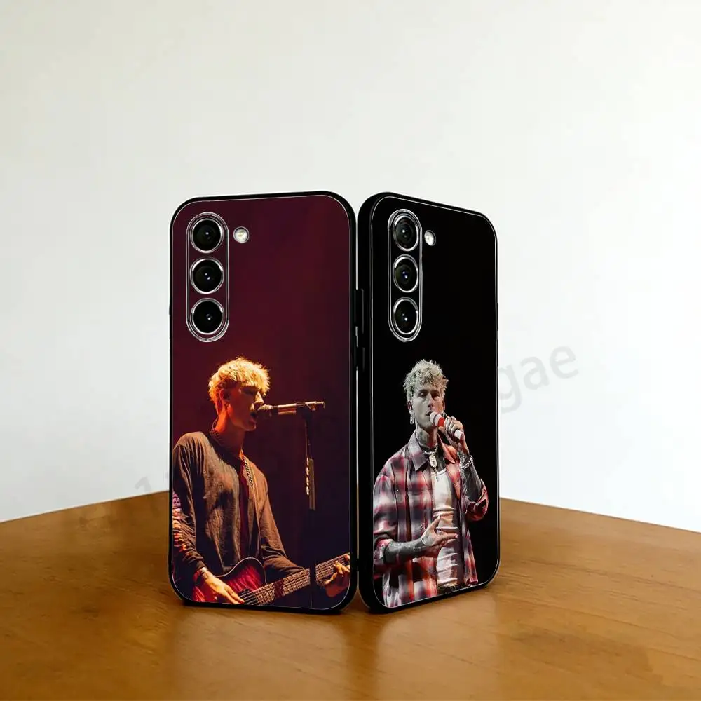 

M-MGK Lost Americana Phone case For Samsung Galaxy A53,51,72,73,31,30,42 Soft Silicone Black Cover